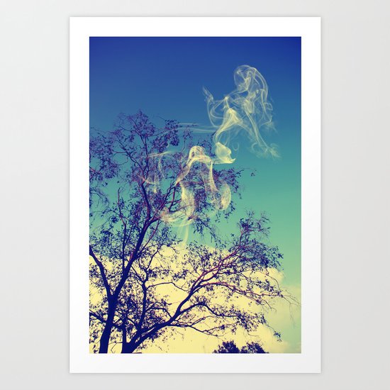Smoke Art Print
