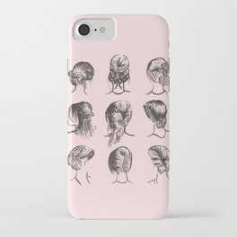 Hairstyle Typology iPhone Case
