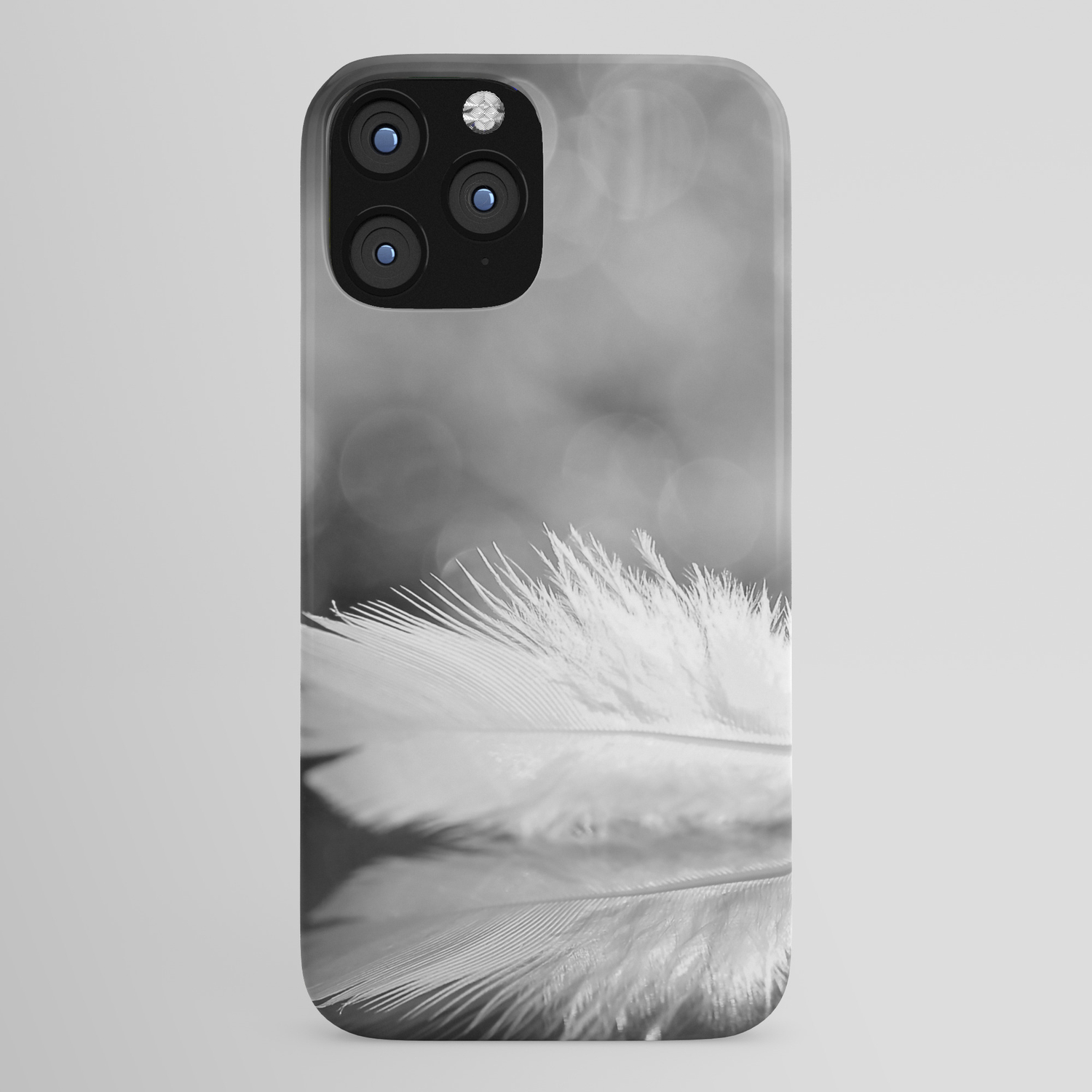 White Feather In Black And White Bokeh Background Decor Society6 Buyart Iphone Case By Pivivikstrm Society6 Home > black and white wallpapers > page 1. society6