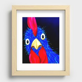 Richard the rooster Recessed Framed Print