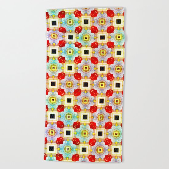 Embellecimiento Pattern Beach Towel