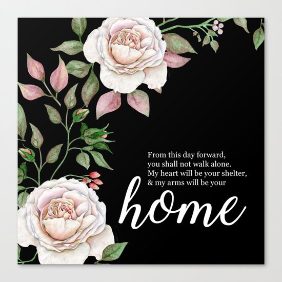 Home Canvas Print