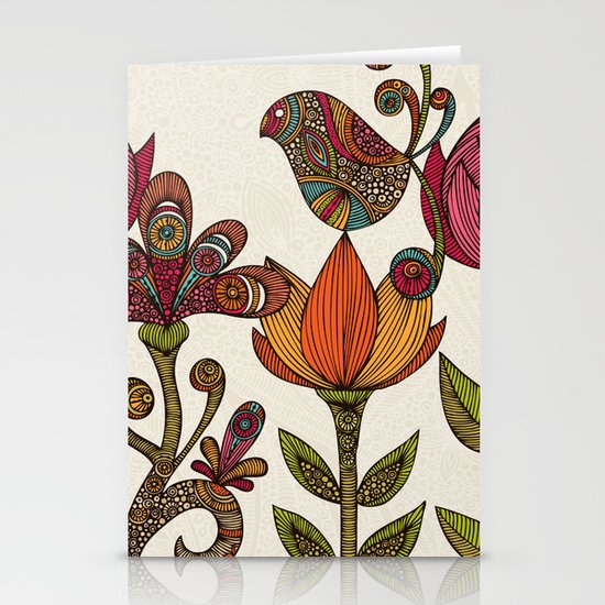 In the garden Stationery Cards