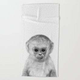Baby Monkey Beach Towel