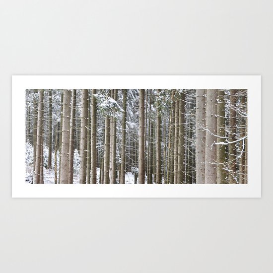 winter trees Art Print
