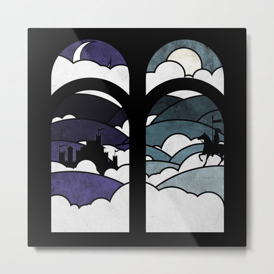 the knight Metal Print