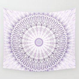 Purple Modern Geometric Mandala Wall Tapestry