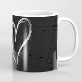 A Romantic Pair Of Silver Hearts Coffee Mug