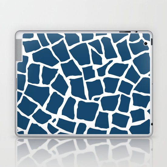 Mosaic Zoom Navy Laptop & iPad Skin