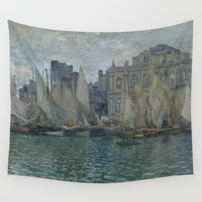 The Museum at Le Havre by Claude Monet Wall Tapestry by Palazzo Art Gallery  Society6