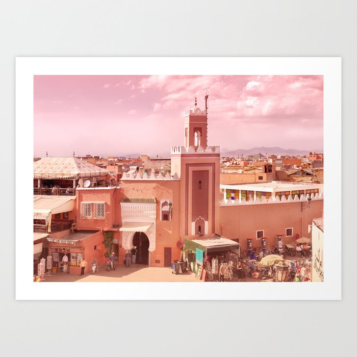 Fantastic Marrakech Art Print