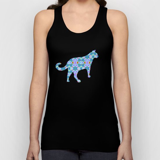 Colorful Cat Unisex Tank Top