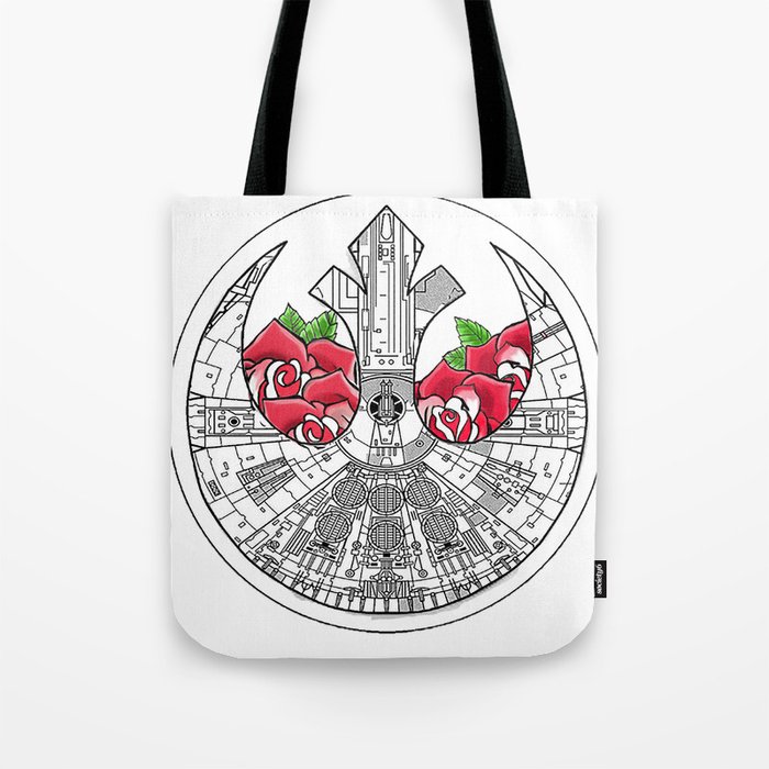 Rebel Alliance Millennium Falcon Tote Bag By Jessosborne