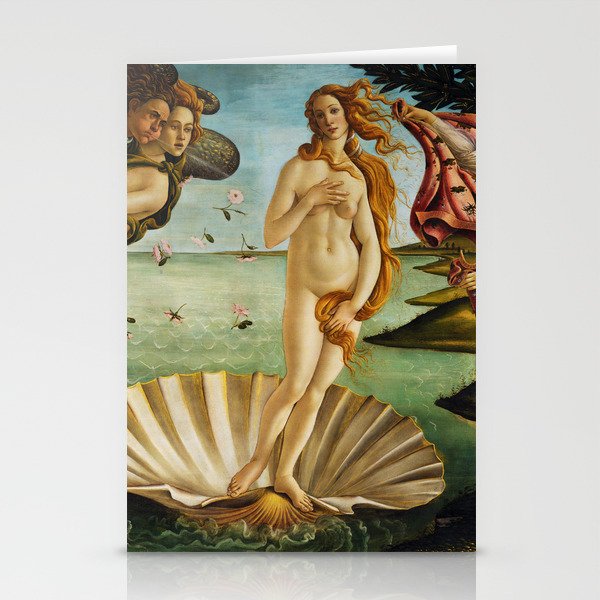 The Birth of Venus by Sandro Botticelli (1485) Stationery Cards