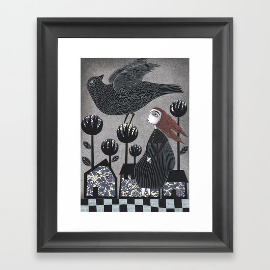 Parting Framed Art Print