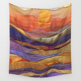 Sunset Mirage Landscape Art by Saletta Home Decor Wall Tapestry