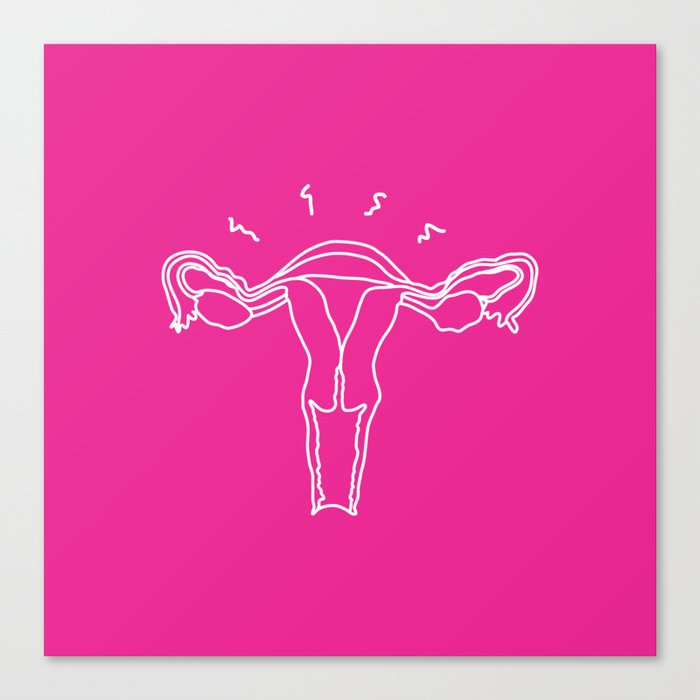 Menstrual Cramps Canvas Print