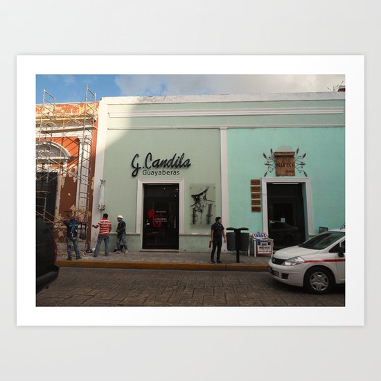 Guayaberas Merida Art Print