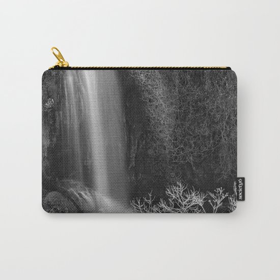 "Magic Waterfall" BW Carry-All Pouch