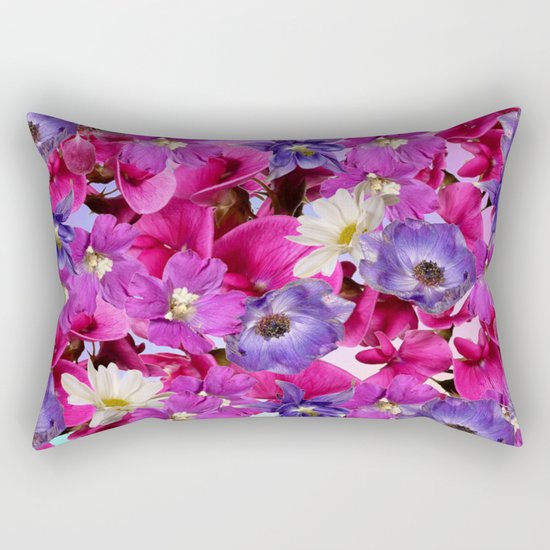 The Joy Of Spring Flowers Rectangular Pillow
