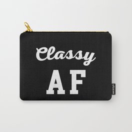 Classy AF Funny Quote Carry-All Pouch