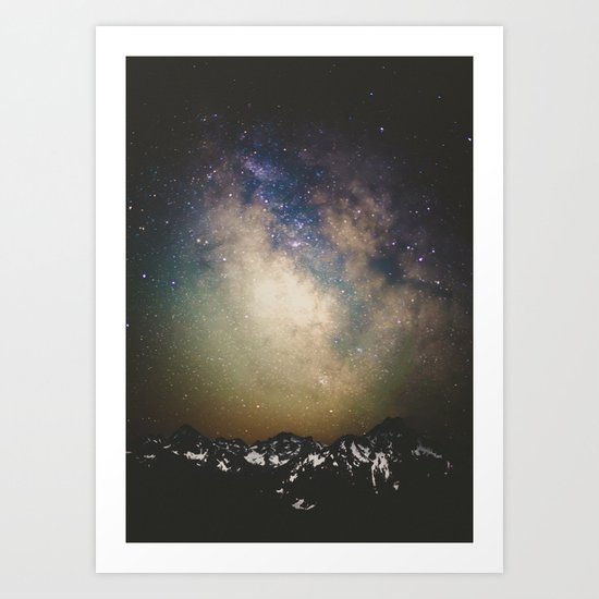 Erupting Galaxy Art Print