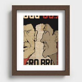FRO BRO Recessed Framed Print