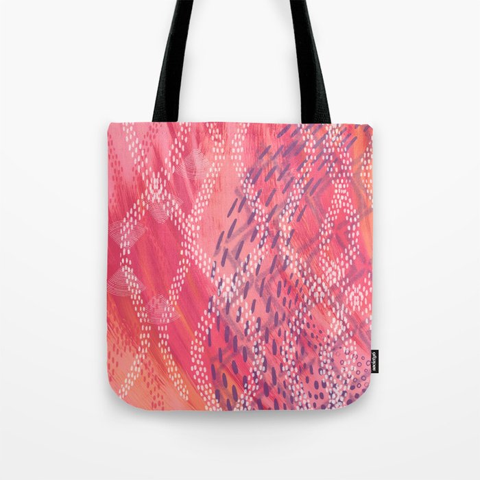 Dotted lines Tote Bag