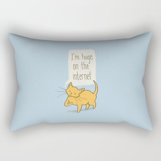 Huge on the Internet Rectangular Pillow