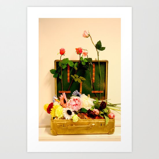 Travel happiness Art Print