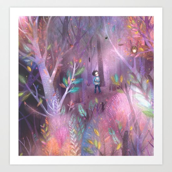 Into the Forest Art Print
