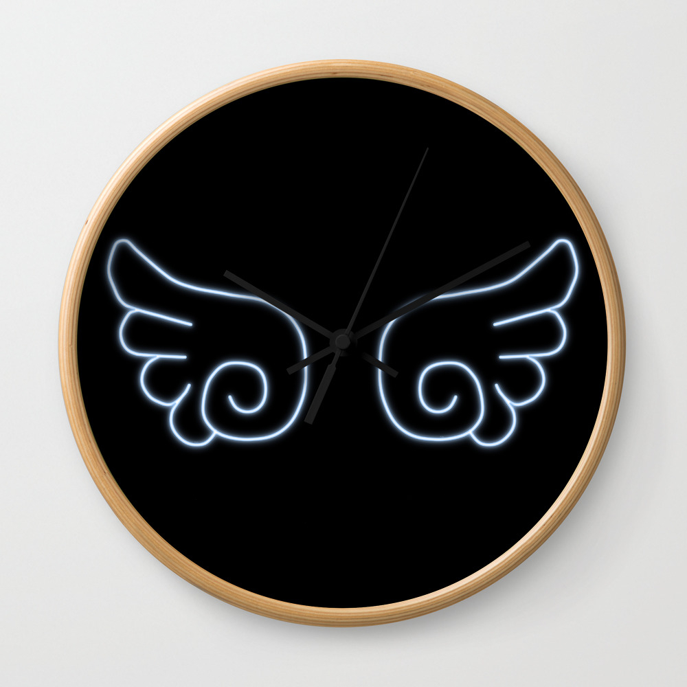 Chibi Angel Wings Wall Clock By Falln Society6 Light and luxuriously soft wings attached to the back plate that will sport elastic fit to the winner's measurements that. chibi angel wings wall clock by falln