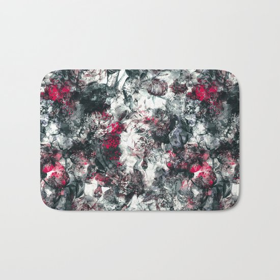 ABSTRACT FLORAL RPE Bath Mat