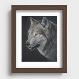 Wolf Recessed Framed Print