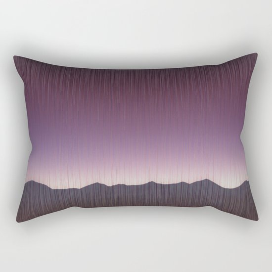 Pink mountains Rectangular Pillow