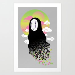 No Face and Soot Sprites Art Print