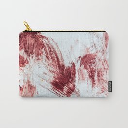 Blood and bloody marks in old bathtub Carry-All Pouch