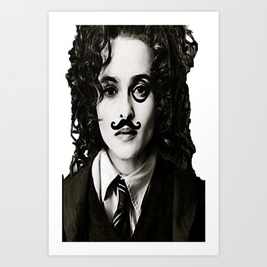 Helena Bonham... Chaplin? Art Print