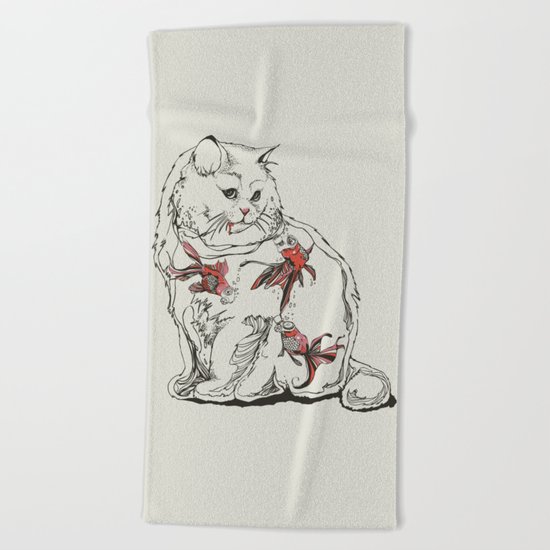 Fish Tank Beach Towel