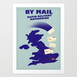 By Mail Art Print