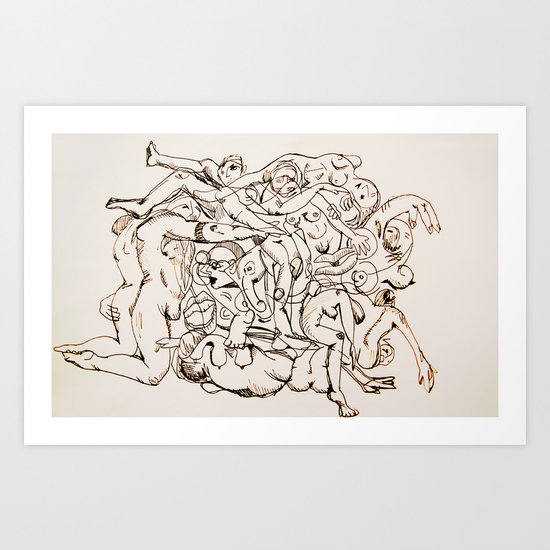 Orgy Art Print