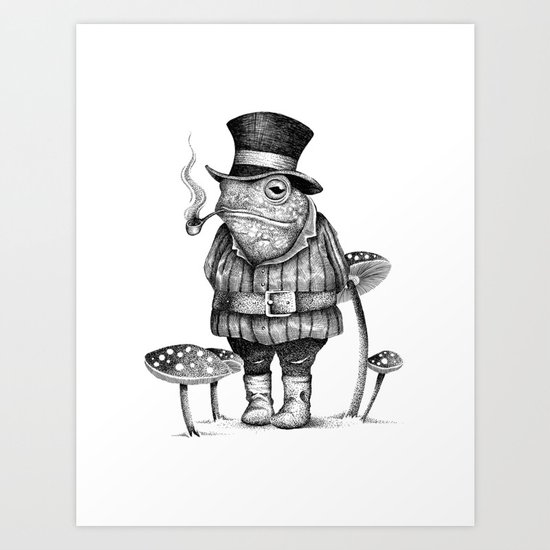 MISTER FROG Art Print