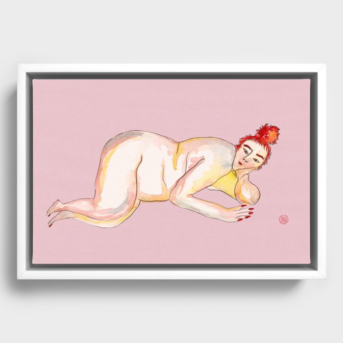 Gigi Fong "Birth" Framed Canvas