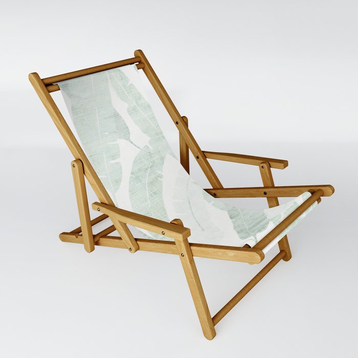 Banana Leaf Light Sling Chair By Hollizollinger Society6
