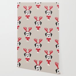 Rudolph The Dalmatian Reindeer Wallpaper