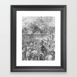 A Block on the Road - Gustave Dore Framed Art Print