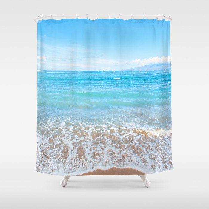 Lahaina Blue Shower Curtain