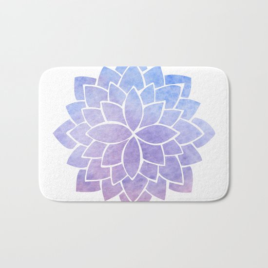 Purple Mandala Bath Mat