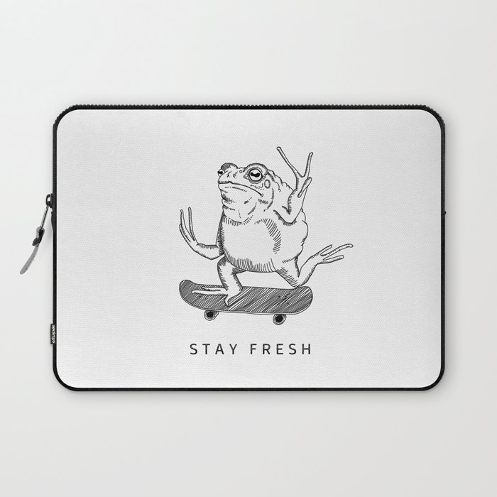 Peace Frog - Stay Fresh  Laptop Sleeve