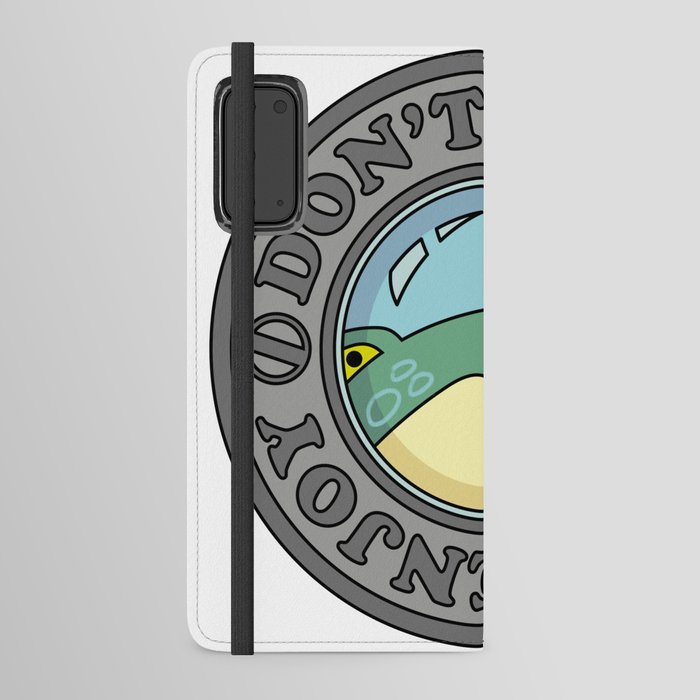 Frog in Porthole "Don't Panic Just Enjoy" Android Wallet Case